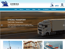 Tablet Screenshot of ambicalogistics.com